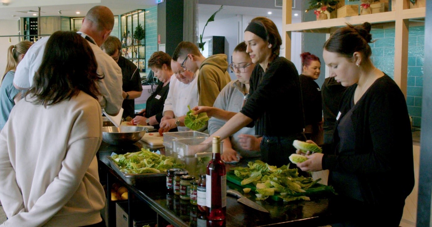 Commercial Cookery students learn on-the-job at Novotel Barossa Valley