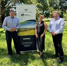 Director Josh Gordon,  Chair Ruth Fagan and Deputy Chair Reg Kidd